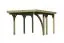Einzelcarport Classic 1 mit Stahl-Dach Variante B SET inkl. einem Einfahrtsbogen; Grundfläche: 8,8 m²