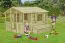 Kinderspielhaus K51 - Abmessungen: 2,25 x 2,16 Meter