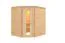 Sauna "Jerik" Farbe: Natur - 196 x 170 x 208 cm (B x T x H)