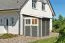 Gartenhaus mit Pultdach, Farbe: Terragrau, Grundfläche: 4,18 m²