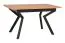 Moderner Esstisch VILIS, Abmessung 80 x 140/180 cm (B x T), Tischplattenhöhe von 32 mm, leicht kombinierbar, Metallbeine, Tischplatte laminiert