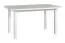 Weißer Esszimmertisch ROTE, leicht kombinierbar, Abmessung 80 x 140/220 cm (B x T), Tischplattenhöhe von 32 mm, für bis zu 8 Personen platz