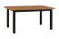 Moderner Esstisch AIGARS, Abmessung 90 x 160/200 cm (B x T), Tischplattenhöhe von 32 mm, leicht kombinierbar, schöne Maserung, Tischplatte furniert