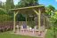 Pavillon Alegre Tourist aus druckimprägnierter Kiefer - Abmessung: 338 x 338 cm (L x B)