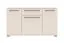 Sideboard / Kommode mit drei Türen Neiafu 121, Farbe: Kaschmir, eine Schublade, Soft-Close-Funktion, Maße: 85 x 150 x 46 cm, verstellbare Füße