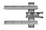 Wohnwand Bjordal 25, Farbe: Eiche Grafit / Grau - Abmessungen: 180 x 250 x 35 cm (H x B x T), mit Push-to-open Funktion