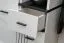 Schrank | 3 offene Fächer | Farbe: Kaschmir / Schwarz | 1 Schublade | Maße: 30 x 32 x 203 cm | 1 Drehtür | Modernes Design | für den Vorraum