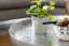Wohnzimmertisch, Farbe: Silber - Abmessungen: 60 x 60 x 35 cm (B x T x H)