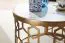 Wohnzimmertisch rund aus Marmor, Farbe: Marmoroptik - Abmessungen: 60 x 60 x 36 cm (B x T x H)