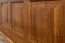 Truhe Holztruhe Kiefer massiv Vollholz Eichefarben Rustikal 179 – Abmessungen: 50 x 154 x 46 cm (H x B x T), Sitztruhe