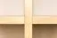 Bücherregal - 64 cm breit, Kiefer Holz-Massiv, Farbe: Natur