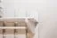 Garderobe Kiefer massiv Vollholz weiß Junco 343 – Abmessungen: 120 x 70 x 33 cm (H x B x T)