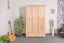 Kiefer Kleiderschrank 120 cm Breite