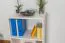 Bücherregal - 60 cm breit, Kiefer Holz-Massiv, Farbe: Weiß
