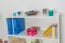 Bücherregal - 100 cm breit, Kiefer Holz-Massiv, Farbe: Weiß