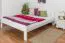 Bett Kiefer 180 x 200 cm Weiß