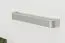 Kommode Kiefer massiv Vollholz weiß lackiert Columba 09 – Abmessung 124 x 100 x 50 cm