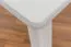 Weißer Esstisch 60x90 cm Kiefer, Farbe: Weiß