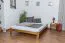 Bett Kiefer 160 x 200 cm Eiche