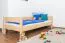Einzelbett Marc Buche massiv natur, inkl. Rollrost - 90 x 200 cm