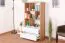 Jugendzimmer - Regal Alard 04, Farbe: Eiche / Weiß - Abmessungen: 151 x 80 x 40 cm (H x B x T)