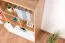 Jugendzimmer - Regal Alard 04, Farbe: Eiche / Weiß - Abmessungen: 151 x 80 x 40 cm (H x B x T)