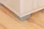 Garderobe Camprodon 02, Farbe: Eiche Weiß - 209 x 50 x 37 cm (H x B x T)