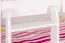 Etagenbett / Stockbett "Easy Premium Line" K17/n inkl. 2 Schubladen und 2 Abdeckblenden, Buche Vollholz massiv Weiß, Liegefläche: 90 x 200 cm (B x L), teilbar
