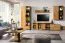Couchtisch Serrator 16, Farbe: Eiche natur geölt / Dunkelbraun - 125 x 70 x 45 cm (B x T x H)