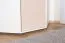 Kleiderschrank, Breite: 86 cm, Farbe: Weiß