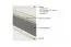 Matratze Best Memory mit PU Schaum - Abmessungen: 90 x 200 cm