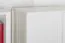 Drehtürenschrank / Kleiderschrank Milo 11, Farbe: Weiß, Kiefer Vollholz massiv - Abmessungen: 187 x 89 x 55 cm (H x B x T)