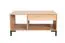 Couchtisch Pandrup 21, Farbe: Eiche - Abmessungen: 100 x 60 x 48 cm (B x T x H), mit 1 Schublade und 2 Fächern