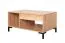 Couchtisch Pandrup 21, Farbe: Eiche - Abmessungen: 100 x 60 x 48 cm (B x T x H), mit 1 Schublade und 2 Fächern
