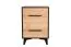 Nachtkommode Altels 22, Farbe: Riviera Eiche / Dunkelbraun - Abmessungen: 68 x 47 x 40 cm (H x B x T)