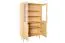 Vitrine Kiefer massiv natur Aurornis 26 - Abmessungen: 166 x 96 x 40 cm (H x B x T)