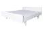 Doppelbett Buche Vollholz 116, Gästebett in Weiß, inkl. Lattenrost, Matratzenmaße 180 x 200 cm, modernes Design, einfache und schnelle Montage