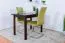 Tisch Kiefer massiv Vollholz Walnussfarben Junco 228A (eckig) - 100 x 70 cm (B x T)
