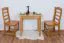 Tisch Kiefer massiv Vollholz Erlefarben Junco 226A (eckig) - 50 x 80 cm (B x T)