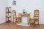 Tisch Kiefer massiv Vollholz Erlefarben Junco 226A (eckig) - 50 x 80 cm (B x T)