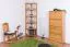 Schuhschrank Kiefer Vollholz massiv Erlefarben Junco 210 - Abmessungen: 150 x 70 x 30 cm (H x B x T)