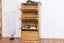 Schuhschrank Kiefer Vollholz massiv Erlefarben Junco 210 - Abmessungen: 150 x 70 x 30 cm (H x B x T)