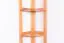 Regal / Eckregal Kiefer massiv Vollholz Erlefarben Junco 59 - Abmessungen: 200 x 42 x 30 cm (H xB x T)