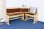 Naturholz Eckbank