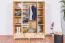 Kleiderschrank Kiefer massiv natur
