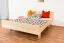 Bett 160 x 200 cm Buche Natur