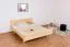 Bett 160 x 200 cm Buche Natur