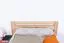 Kinderbett / Jugendbett Buche massiv Vollholz natur 115C, inkl. Lattenrost - 200 x 100 cm (L x B)