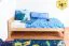 Kinderbett / Jugendbett Buche massiv Vollholz natur 117, inkl. Lattenrost - 100 x 200 cm (B x L)
