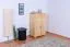 Kommode Kiefer massiv Vollholz natur Columba 02 - Abmessungen: 123 x 80 x 50 cm (H x B x T)